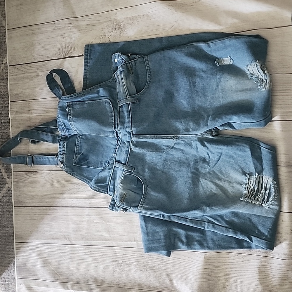 NWOT Boutique Women's Overalls size L
